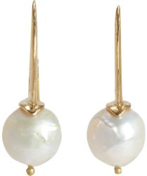 Pearl Simple Drop Earrings 